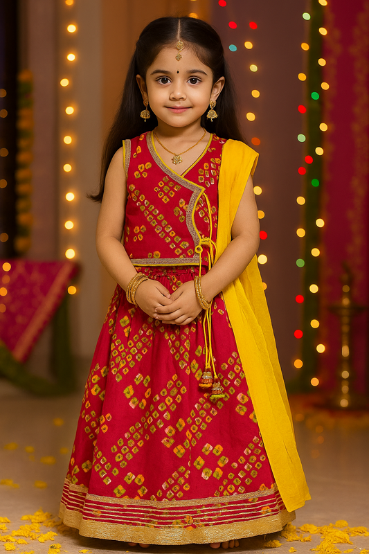 Girl's Lehenga Top In Wholesale