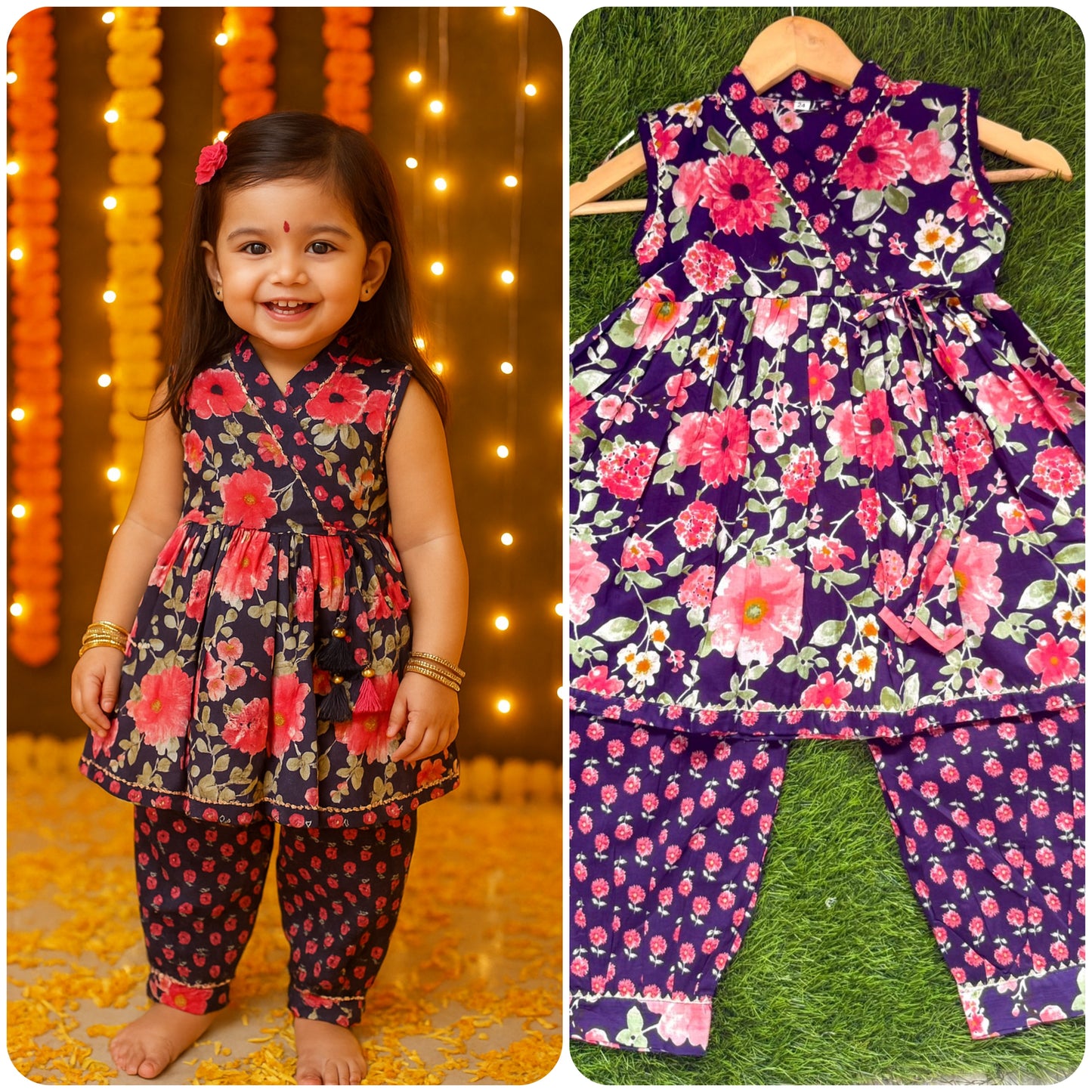 Girl's Afgani Dhoti sets