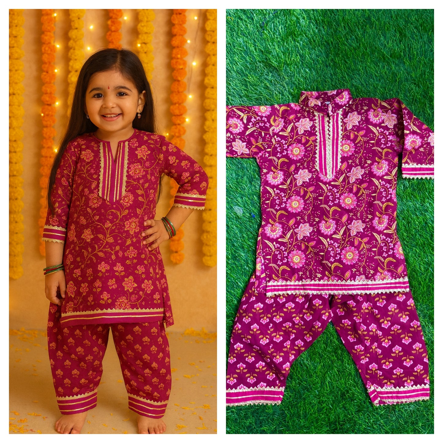 Girl's ethnic wear in wholesale