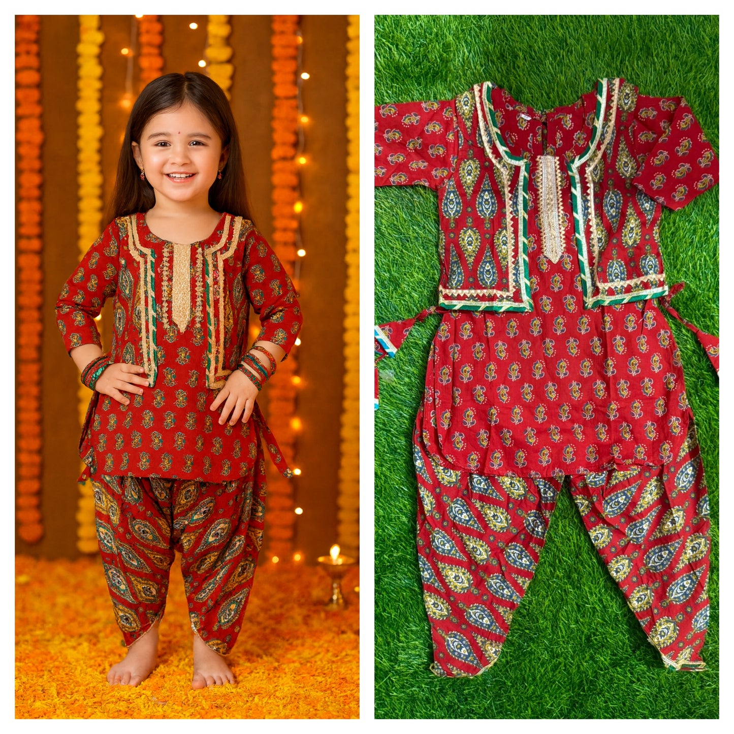 Girl's ethnic wear in wholesale