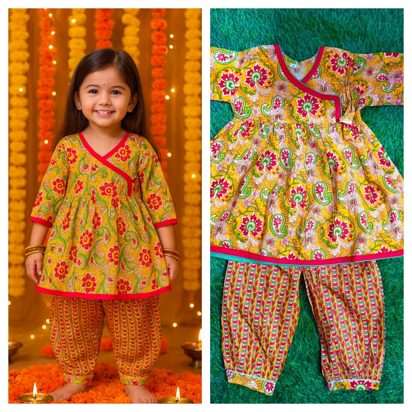 Girl's ethnic wear in wholesale