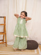 Pure cotton girl's sharara set with duptta in wholesale
