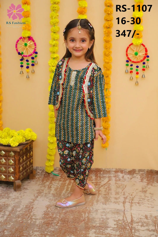 Girl's ethnic wear in wholesale
