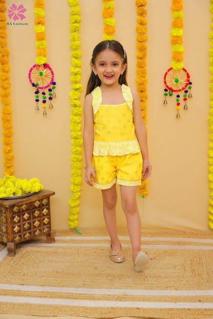 Girl's cotton shorts manufacturer