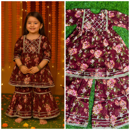 Girl's ethnic wear in wholesale